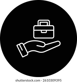 Employment vector icon. Can be used for printing, mobile and web applications.
