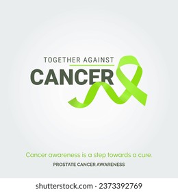 Empower Hope with Vector Background. Lymphoma Cancer