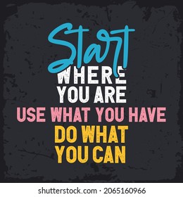 Empower quote. Inspirational quote. Motivational vector