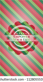 Empower Your Life christmas emblem.