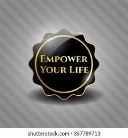 Empower Your Life dark badge