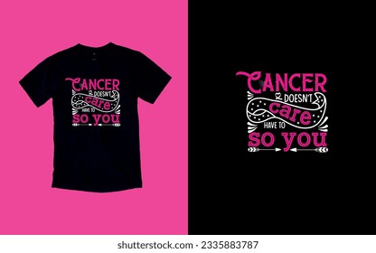 Empowering Cancer Fighters, Warrior for a Cure, t-shirt Design