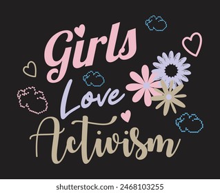 Empowering girls motivation t-shirt design, perfect for inspiring confidence, positivity, and strength in young women.