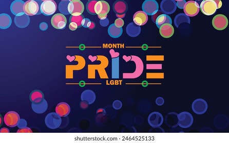 Empowering the LGBTQ Community Pride Month Vector Design