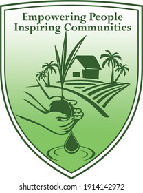  Empowering People Inspiring Communities Icon symbol 