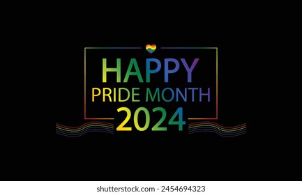 Empowering Pride Inspiring Text Illustration Design for 2024