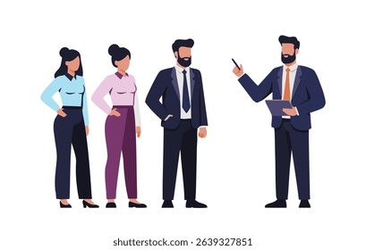 Empowering Teamwork A Collaborative Business Presentation, Illustrating Effective Communication and Leadership Strategies for Modern Organizations.