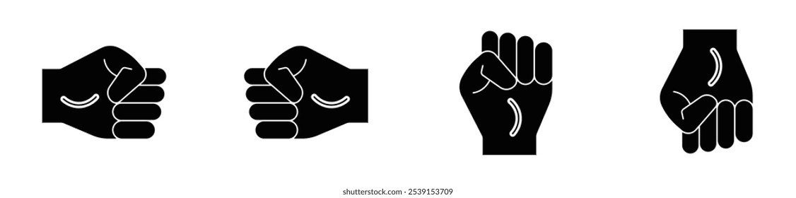 Empowerment concept editable stroke outline icon isolated on white background flat vector illustration.