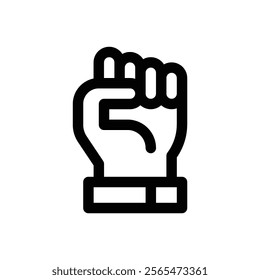 Empowerment. Editable stroke vector icon.