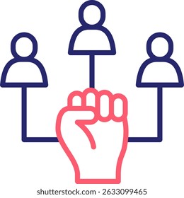 Empowerment Icon Color Vector Illustration