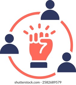 Empowerment Icon Element For Design