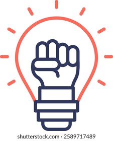 Empowerment Icon Element for Design