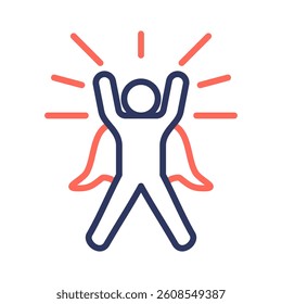 Empowerment Icon Element for Design