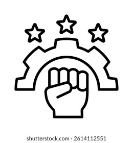 Empowerment Icon Element for Design
