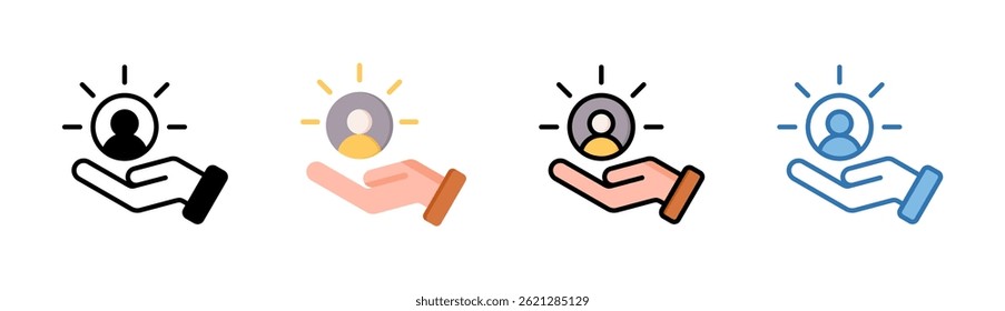 Empowerment Icon Element For Design
