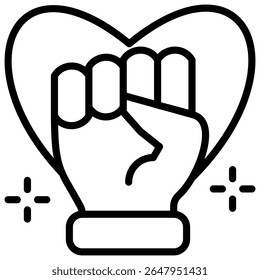 Empowerment Icon Element for Design