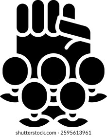 Empowerment Icon Element For Design And Vector