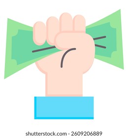 Empowerment icon in Flat style.