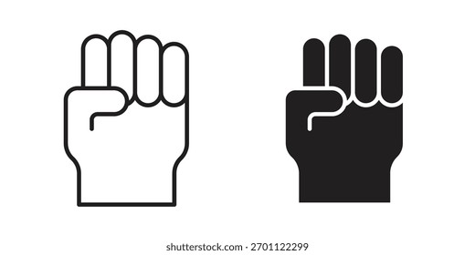 Empowerment icon vector glyph flat and trendy stroke line pack
