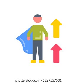Empowerment icon in vector. Illustration