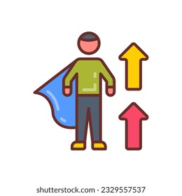 Empowerment icon in vector. Illustration
