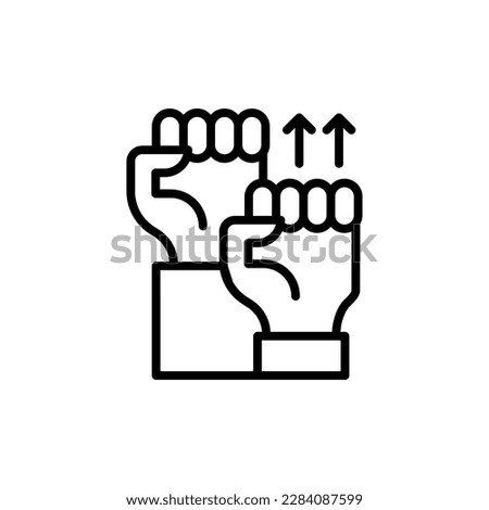 Empowerment icon in vector. Illustration