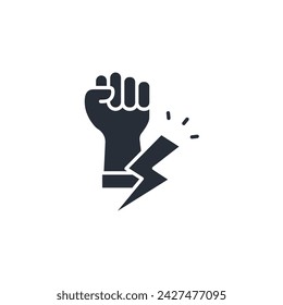 Empowerment icon. vector.Editable stroke.linear style sign for use web design,logo.Symbol illustration.