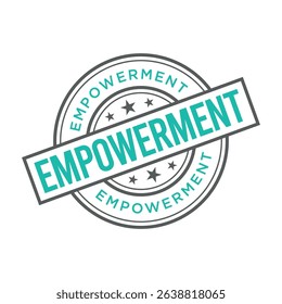 Empowerment Letter Rubber Stamp Template Design