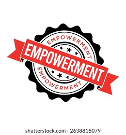 Empowerment Letter Rubber Stamp Template Design