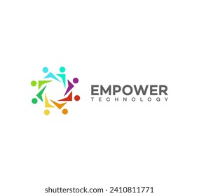 empowerment technology logo Vector Template