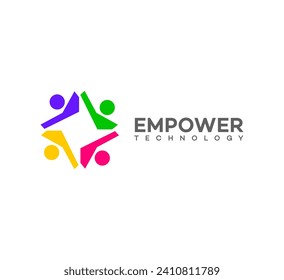 empowerment technology logo Vector Template