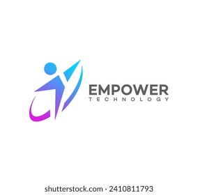 empowerment technology logo Vector Template