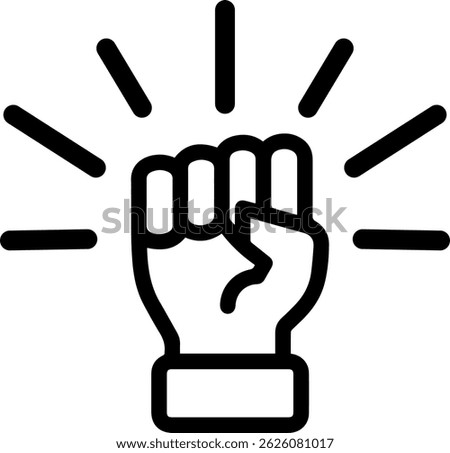 Empowerment and Unity Icon – Vector Illustration