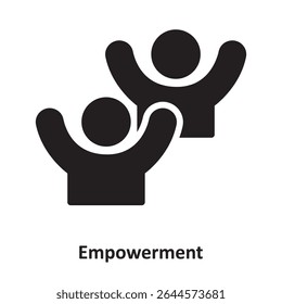 Empowerment Vector Icon which can easily modify or edit
