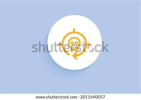 Empowers threat hunters icon vector design