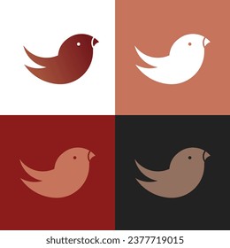 Emprit bird logo inspiration, iconic, modern, and simple logon. Perfect for a brand about speed, freedom.