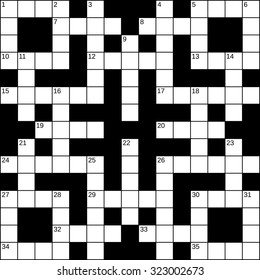 15x15 Squares Empty Britishstyle Crossword Grid Stock Vector (Royalty 15x15 Squares Empty Britishstyle Crossword Grid Stock Vector (Royalty