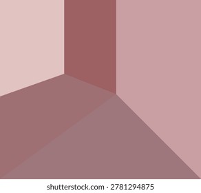 An empty 3d architecture render of a modern business building interior featuring a red carpet in a blank office corridor with white wall space and floor light