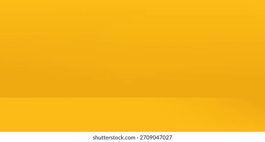 Empty abstract yellow color texture pattern cement wall studio background. Used for presentation summer holiday simple abstract design