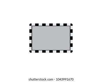 empty advertising poster