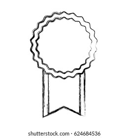 Empty award ribbon