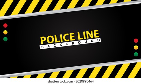 Empty background alarm with police line.