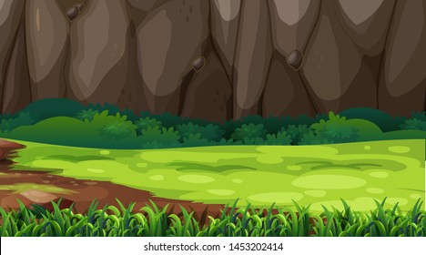 Empty background nature scenery illustration