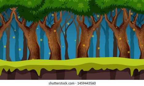 Empty background nature scenery illustration