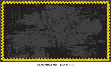 Empty background police tape. Vector illustration in flat style