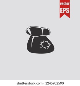 Empty bag icon.Vector illustration.