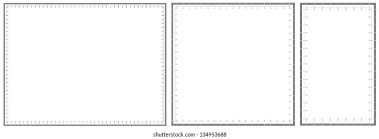 Empty banner. Large format printing on banner cloth. Eyelet connection. Stretched on a metal frame