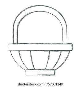 Empty basket symbol