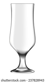 An empty beer glass