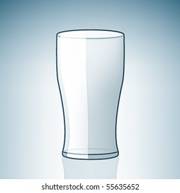 Empty Beer Glass (part of the Alcohol Glass Icons Set)